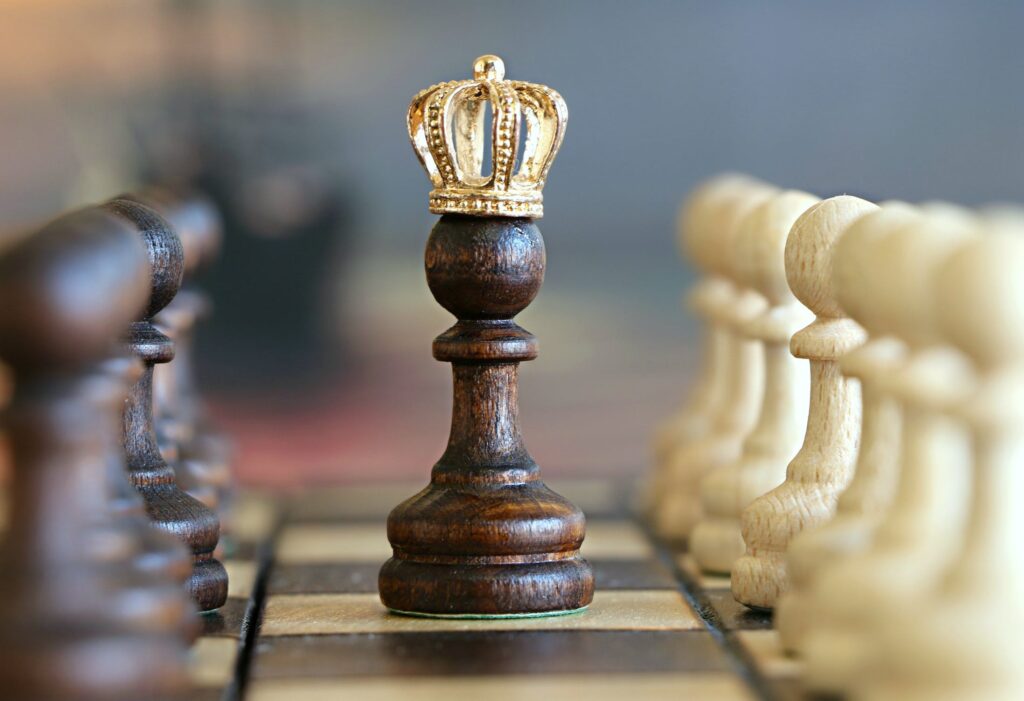 Pawn to a king by breaking the rules.