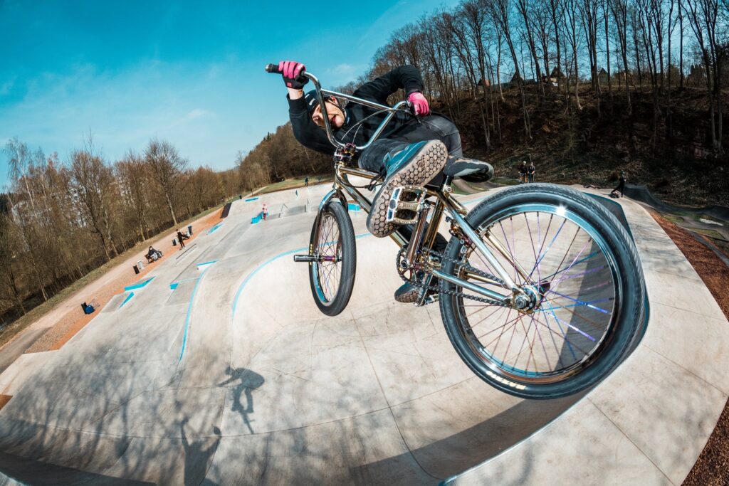 Bikers Break All The Rules of Biking. 